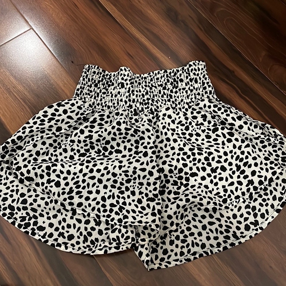 Animal print shorts